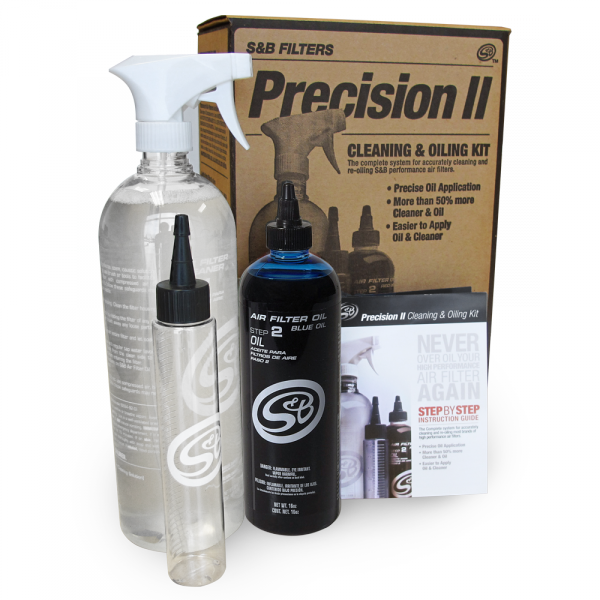 S&B Precision II: Cleaning & Oil Kit 6 Pack (Blue Oil) (88-0014)-Intake Oil Kit-S&B Filters-88-0014-Dirty Diesel Customs