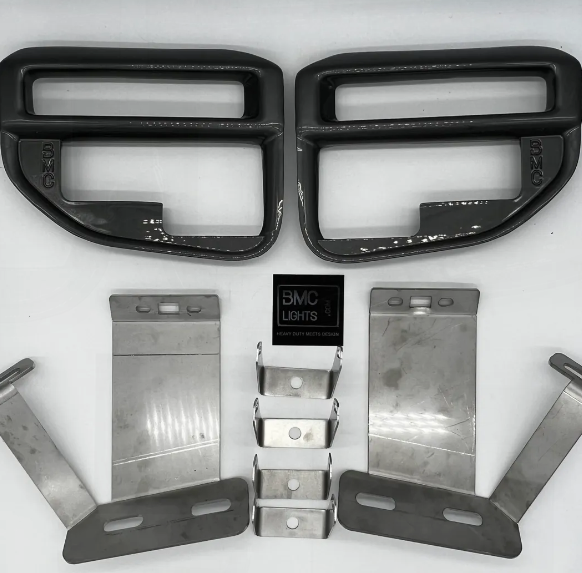 2020-2022 FORD F250-F450 Front Fog Light Kit - BAJA Uprights No LIGHTS