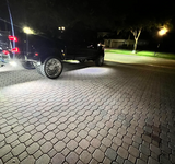 2017-2026 FORD F250-F450 SUPER DUTY HITCH BAR ™ LIGHTING KIT - PAIR: DIFFUSED- RIGID SR-Q PRO  6" Midnight Series W / Ri