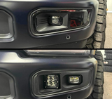 2023-2026 Ford Super Duty Fog Light Kit: RIGID SAE KIT- WHITE/ WHITE (Half STREET APPROVED/ Half Offroad)