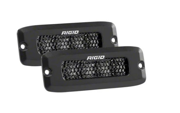 2013-2018 GM 1500 Hitch Bar: DIFFUSED- RIGID 6" MIDNIGHT SERIES SR-Q PRO w / Standard Endcap