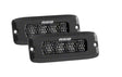 2017-2026 FORD F250-F450 SUPER DUTY HITCH BAR ™ LIGHTING KIT - PAIR: DIFFUSED- RIGID SR-Q PRO  6" Midnight Series W / Ri