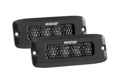 2020-2026 GM 1500 HITCH BAR: FLOOD- Rigid SR-Q Midnight Series 6"