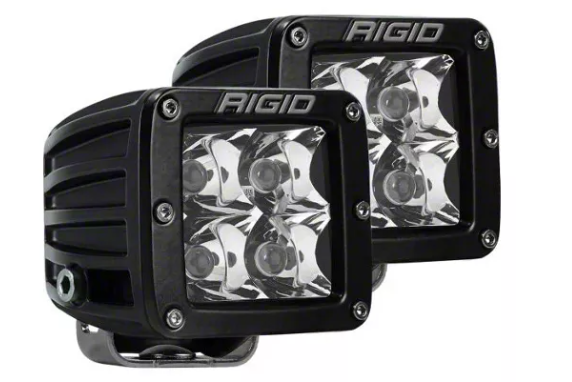 2017-2022 FORD SUPER DUTY A-PILLAR BRACKETS: RIGID D-SERIES 3 INCH CUBES
