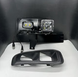 2023-2026 Ford Super Duty Fog Light Kit: RIGID SAE KIT- WHITE/ WHITE (Half STREET APPROVED/ Half Offroad)