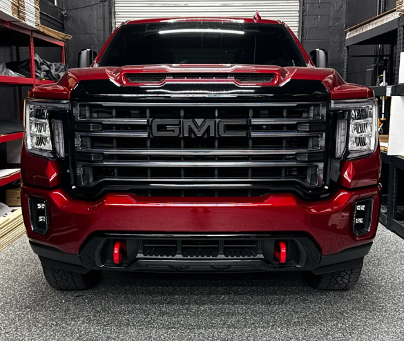 2020-2023 GMC 2500HD/3500HD FOG LIGHT KIT: RIGID SR-M COMBO - INCLUDES CONNECTORS FOR DIRECT OEM CONNECTION