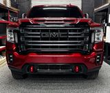 2020-2023 GMC 2500HD/3500HD FOG LIGHT KIT: RIGID SR-M COMBO - INCLUDES CONNECTORS FOR DIRECT OEM CONNECTION