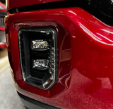 2020-2023 GMC 2500HD/3500HD FOG LIGHT KIT: RIGID SR-M COMBO - INCLUDES CONNECTORS FOR DIRECT OEM CONNECTION