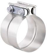 Stainless Steel Lap Joint Exhaust Clamp (LJ400SS/LJ500SS )-Exhaust Clamps-Mel's Manufacturing-Dirty Diesel Customs