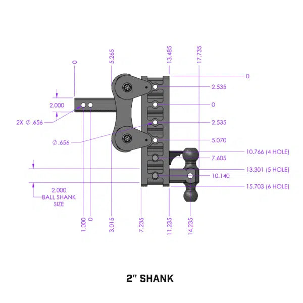 The Boss (Torsion-Flex) 10k Drop Hitch (GH-1014)-Drop Hitch-Gen-Y Hitch-Dirty Diesel Customs