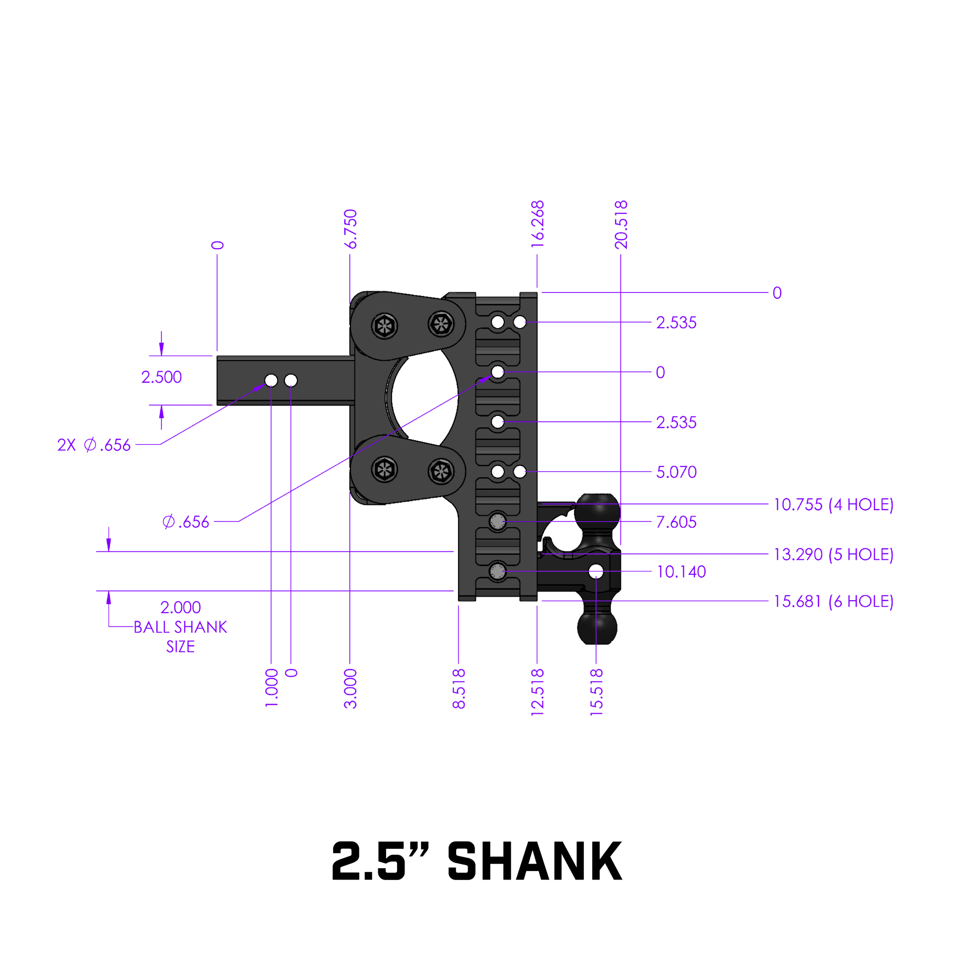 The Boss (Torsion-Flex) 16k Drop Hitch (GH-1224)-Drop Hitch-Gen-Y Hitch-Dirty Diesel Customs