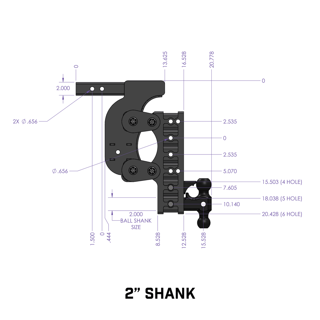 The Boss (Torsion-Flex) 16k Drop Hitch (GH-1224)-Drop Hitch-Gen-Y Hitch-Dirty Diesel Customs