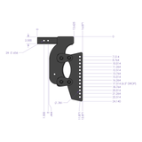 The Boss (Torsion-Flex) Weight Distribution 2-3" Shank (GH-1002)-Drop Hitch-Gen-Y Hitch-Dirty Diesel Customs