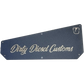 Trigger Industries Long-John Mud Flaps-Mud Flap-Trigger Industries-TI-LJ-12-BLK-DIRTY-Dirty Diesel Customs