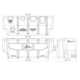 Universal 100 Gallon In-Bed Transfer Tank (5015100)-Fuel Tank-Titan Tanks-Dirty Diesel Customs