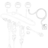 Universal 4-Pin OBD-II Cable (61300-45)-Sensor Connector-Banks Power-Dirty Diesel Customs
