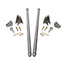 Universal 58" Traction Bars For Offset Leafspring 4" Axle (HSP-U-035-1-1-HSP)-Traction Bars-HSP Diesel-HSP-U-035-1-1-HSP-RAW-Dirty Diesel Customs
