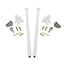 Universal 70" Traction Bars For Offset Leafspring 3.5" Axle (HSP-U-035-2-2-HSP)-Traction Bars-HSP Diesel-HSP-U-035-2-2-HSP-W-Dirty Diesel Customs