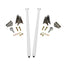 Universal 70" Traction Bars For Offset Leafspring 4" Axle (HSP-U-035-1-2-HSP)-Traction Bars-HSP Diesel-HSP-U-035-1-2-HSP-W-Dirty Diesel Customs