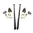 Universal 75" Traction Bars For Offset Leafspring 4" Axle (HSP-U-035-1-3-HSP)-Traction Bars-HSP Diesel-HSP-U-035-1-3-HSP-GB-Dirty Diesel Customs