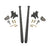 Universal 80" Traction Bars For Inline Leafspring 3.5" Axle (HSP-U-035-2-4-HSP)-Traction Bars-HSP Diesel-HSP-U-035-2-4-HSP-DG-Dirty Diesel Customs