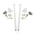 Universal 80" Traction Bars For Inline Leafspring 3.5" Axle (HSP-U-035-2-4-HSP)-Traction Bars-HSP Diesel-HSP-U-035-2-4-HSP-W-Dirty Diesel Customs