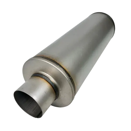 Universal Aluminized 8" Round Fiberglass Packed Muffler (618X / 619X)-Muffler-Mel's Manufacturing-Dirty Diesel Customs
