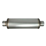 Universal Aluminized 8" Round Fiberglass Packed Muffler (618X / 619X)-Muffler-Mel's Manufacturing-Dirty Diesel Customs