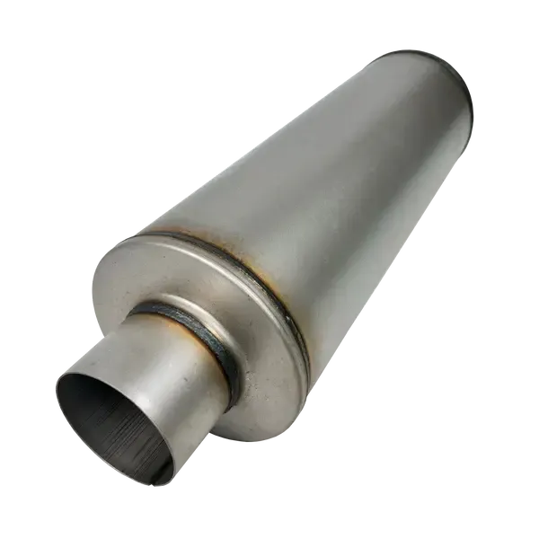 Universal Aluminized 8" Round Fiberglass Packed Muffler (618X / 619X)-Muffler-Mel's Manufacturing-Dirty Diesel Customs