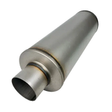 Universal Aluminized 8" Round Fiberglass Packed Muffler (618X / 619X)-Muffler-Mel's Manufacturing-Dirty Diesel Customs