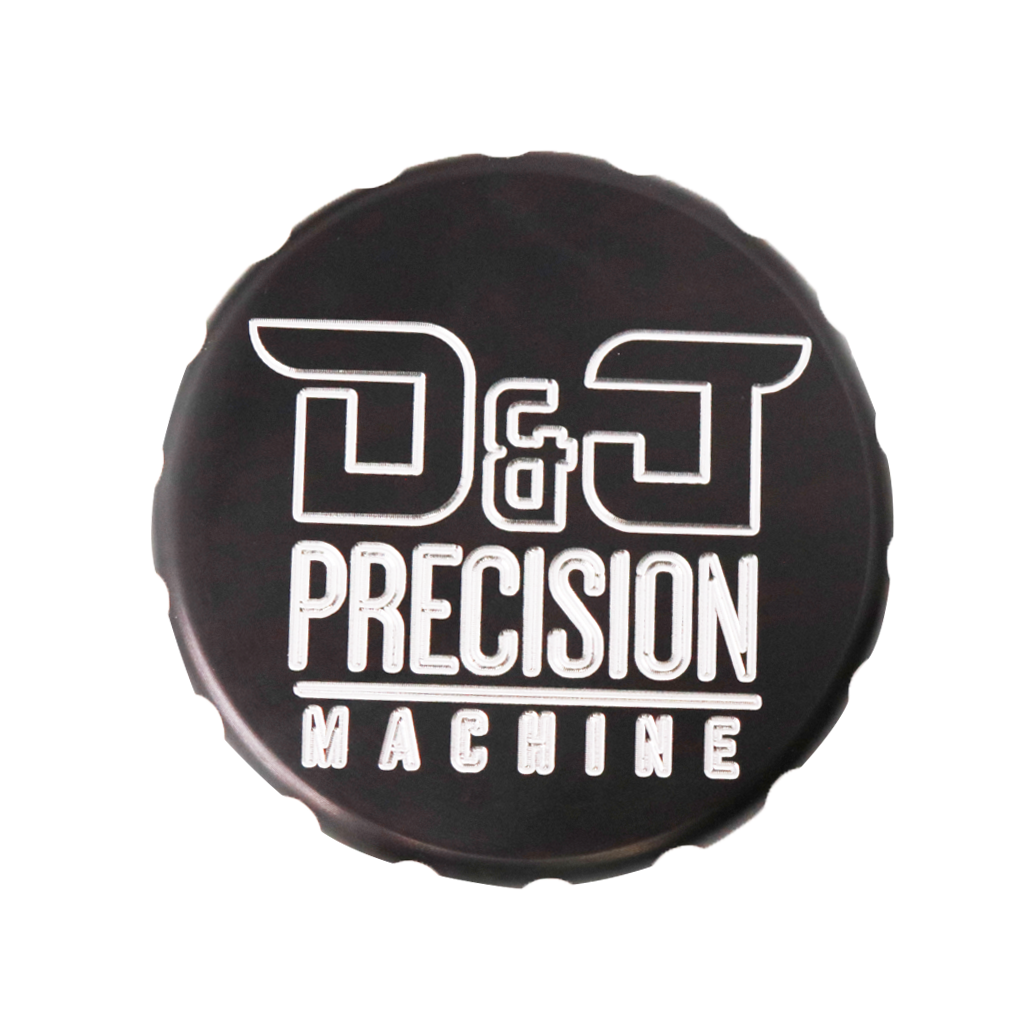 Universal Anodized Billet Precision Machine Oil Cap Cover (DJPCNC100028)-Oil Cap-D&J Precision Machine-DJPCNC100028-Dirty Diesel Customs
