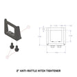 Universal Anti-Rattle Hitch Tightener (GH-1022XX)-Towing Accessories-Gen-Y Hitch-GH-102229-Dirty Diesel Customs