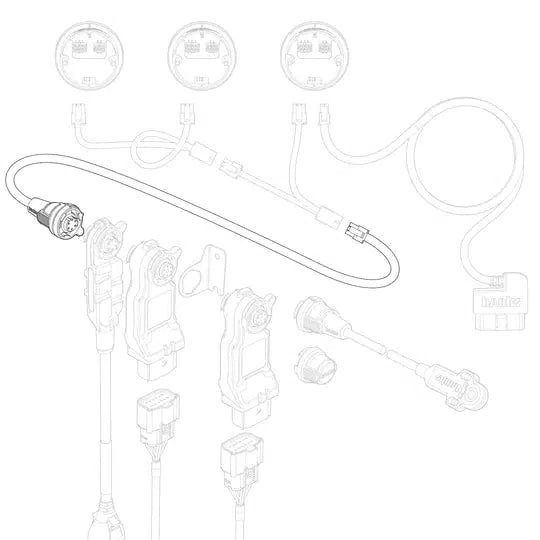 Universal B-Bus In-Cab Starter Cable & Kit (66556)-B-Bus Cable-Banks Power-Dirty Diesel Customs