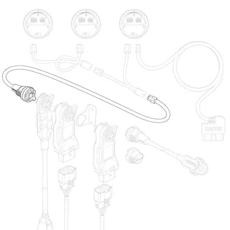 Universal B-Bus In-Cab Starter Cable & Kit-B-Bus Cable-Banks Power-Dirty Diesel Customs