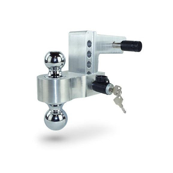Universal Ball Mount 2" Shank, 4" Drop (HP10460-X)-Drop Hitch-PACBRAKE-HP10460-1-Dirty Diesel Customs