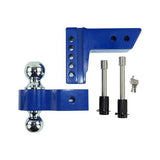 Universal Ball Mount 2.5" Shank, 4" Drop (HP10462-X)-Drop Hitch-PACBRAKE-HP10462-2-Dirty Diesel Customs