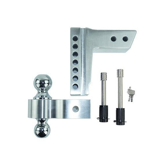 Universal Ball Mount 2.5" Shank, 6" Drop (HP10463-X)-Drop Hitch-PACBRAKE-HP10463-1-Dirty Diesel Customs