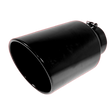 Universal Black Powder Coated Exhaust Tip 6" Outlet (506015RACBX)-Exhaust Tips-Mel's Manufacturing-Dirty Diesel Customs