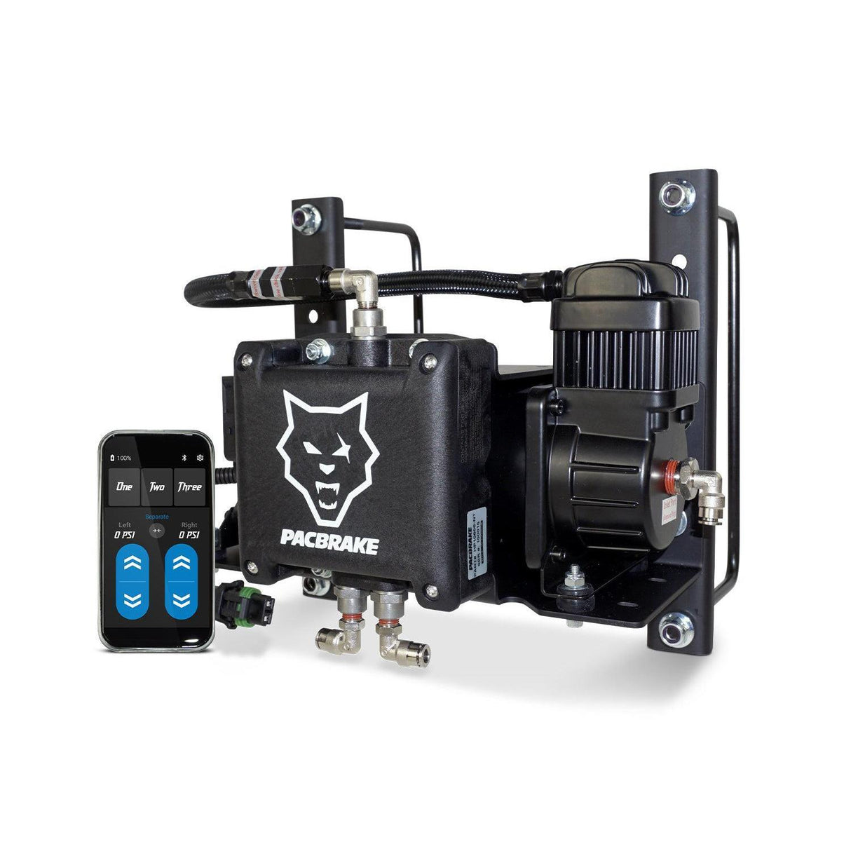 Universal Bravo Wireless Air Controls (3rd Gen) (HP30040-NT)-Air Compressor-PACBRAKE-HP30040-NT-QM-R-Dirty Diesel Customs