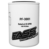 Universal FASS Fuel Particulate Filter (PF3001)-Fuel Filter-Fass Fuel Systems-Dirty Diesel Customs