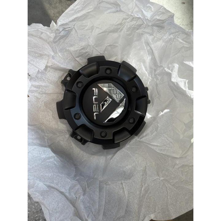 Universal Fuel Black 8 Lug Cap-Tall (garage-sale-1001-60B)-Wheel Caps-Fuel-Dirty Diesel Customs