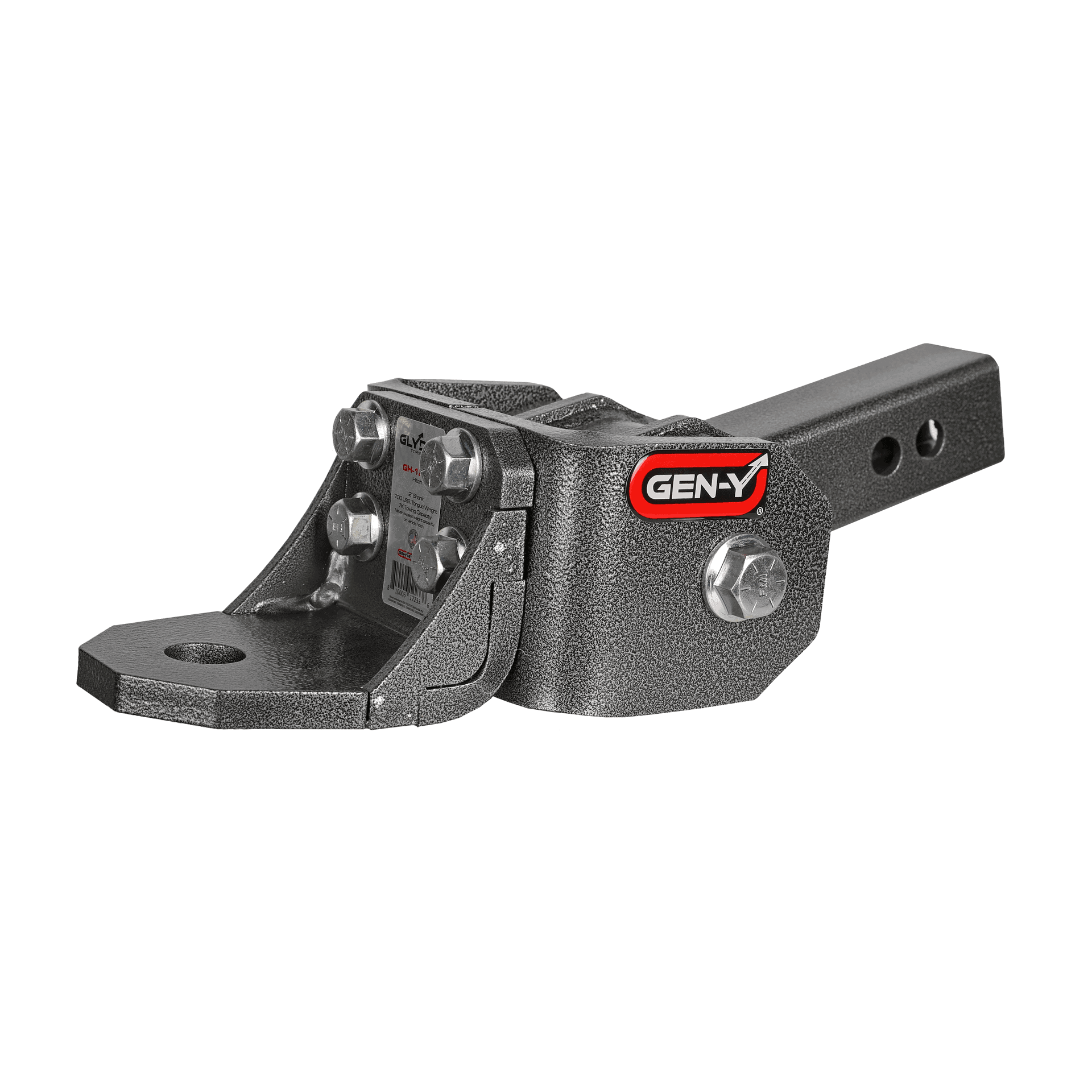 Universal Glyder Torsion-Flex Ball mount w/2" Shank (GH-1200X)-Drop Hitch-Gen-Y Hitch-GH-12001-Dirty Diesel Customs