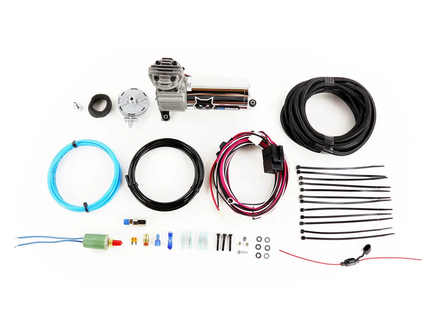 Universal HP325 Series 12V Air Compressor Kit w/ Wiring Harnesses (HP10066)-Air Compressor-PACBRAKE-Dirty Diesel Customs