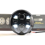 Universal Individual Round Black Sealed Bi-LED 2.0 7" (LF271)-LED Bulb-Morimoto-Dirty Diesel Customs