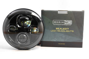 Universal Individual Round Black Sealed Bi-LED 2.0 7" (LF271)-LED Bulb-Morimoto-LF271-Dirty Diesel Customs
