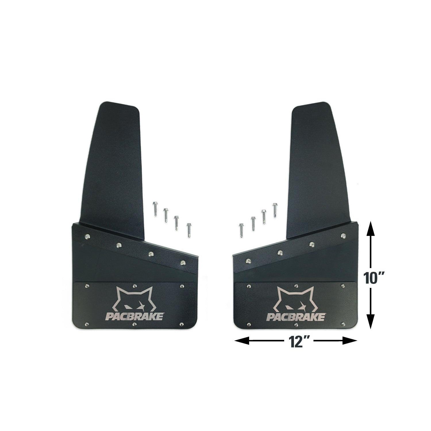 OWl / Boo!! 、FLAP、KICKASS Universal PacBrake KickBack-Style Mud Flaps (HP10580-12-1X