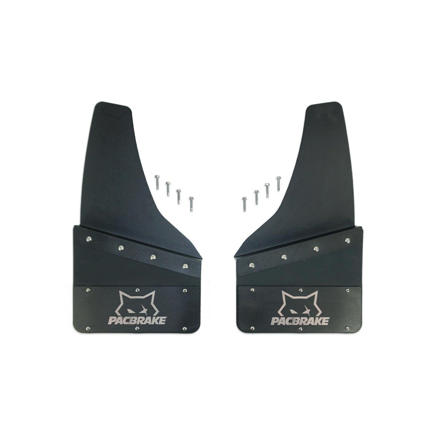 Universal PacBrake KickBack-Style Mud Flaps (HP10580-12-1X