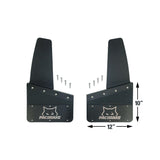 Universal PacBrake KickBack-Style Mud Flaps (HP10580-12-1X)-Mud Flap-PACBRAKE-Dirty Diesel Customs