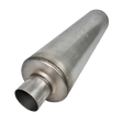 Universal Round Aluminized 8" Baffle Muffler (8880 / 8990)-Muffler-Mel's Manufacturing-Dirty Diesel Customs