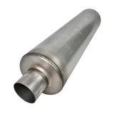 Universal Round Aluminized 8" Baffle Muffler (8880 / 8990)-Muffler-Mel's Manufacturing-Dirty Diesel Customs